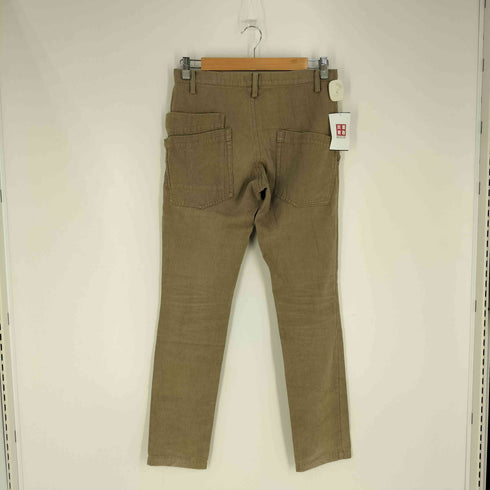 ワイズ Ys コットンリネン バックダブルポケット スリムパンツ レディース JPN:2